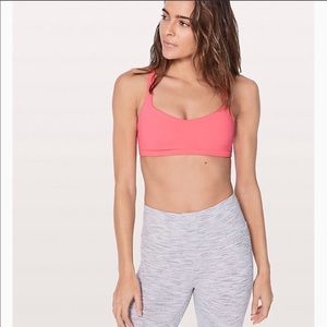 Pink Lululemon free to be bra (Size 4)